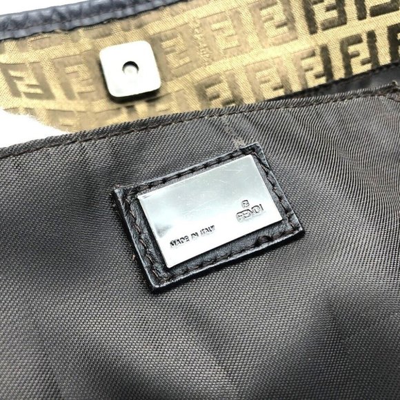 FENDI FF Logo Zucca pattern Zucchino Shoulder Tote Bag - Picture 2 of 8